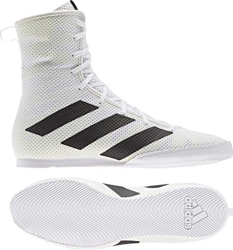 adidas boksschoenen wit|adidas black boxing shoes.